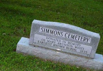 Simmons Cemetery on Sysoon