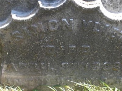 Simon Vliet, Find a grave on Sysoon Simon Vliet on Sysoon