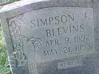 Simpson James Blevins on Sysoon
