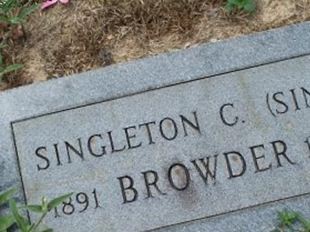 Singleton C Browder on Sysoon