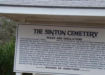 Sinton Cemetery on Sysoon