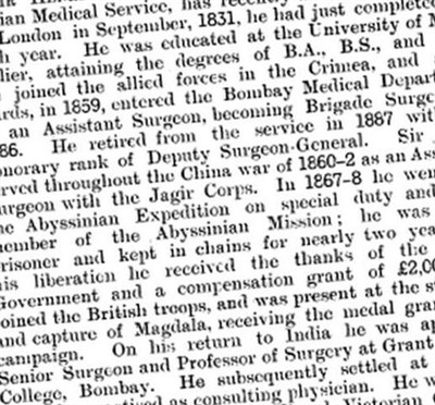 Sir Henry jules Blanc on Sysoon