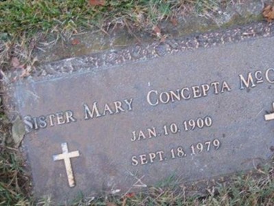 Sister Mary Concepta McCabe on Sysoon