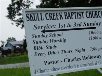 Skull Creek Baptist Church Cemetery on Sysoon