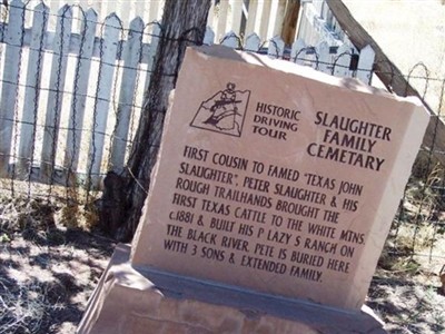 Slaughter Family Cemetery on Sysoon