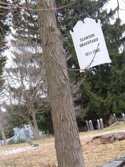 Slawson Cemetery on Sysoon