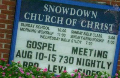 Snowdown Church of Christ on Sysoon