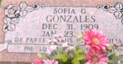 Sofia G Gonzales on Sysoon