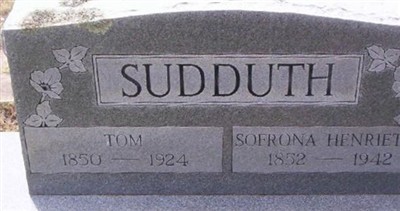 Sofrona Henrietta Sudduth on Sysoon