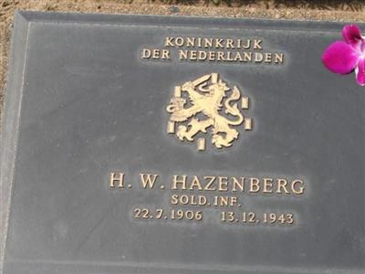 Sold Inf Hendrik Willem Hazenberg on Sysoon