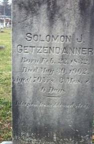 Solomon J Getzendanner on Sysoon