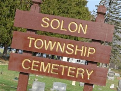 Solon Township Cemetery on Sysoon