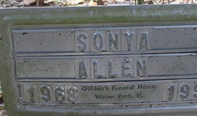 Sonya Allen on Sysoon