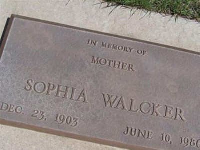 Sophia Ann Fandrick Walcker on Sysoon
