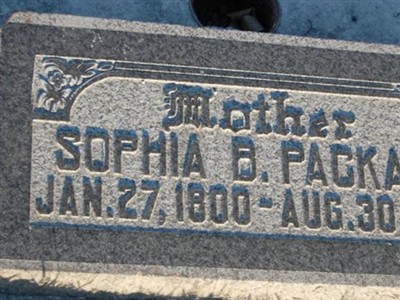 Sophia Bundy Packard on Sysoon
