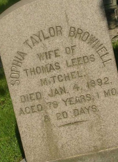 Sophia Taylor Brownell Mitchel on Sysoon