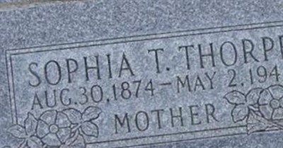 Sophia Theurer Thorpe on Sysoon