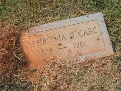 Sophronia Cabe on Sysoon