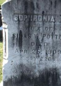 Sophronia M. Potter on Sysoon
