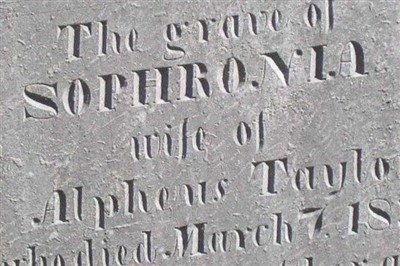 Sophronia Taylor on Sysoon