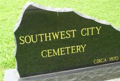 Southwest City Cemetery on Sysoon