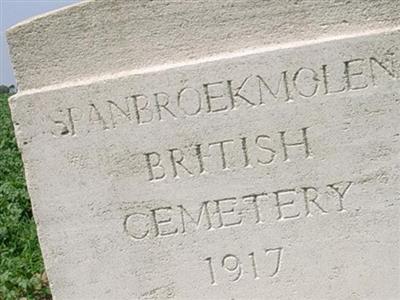 Spanbroekmolen British Cemetery on Sysoon