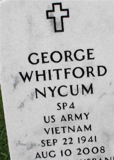 Spec George Whitford Nycum on Sysoon