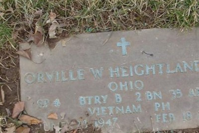 Spec Orville W. Heightland, Jr on Sysoon
