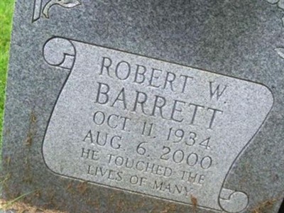 Spec Robert W Barrett on Sysoon
