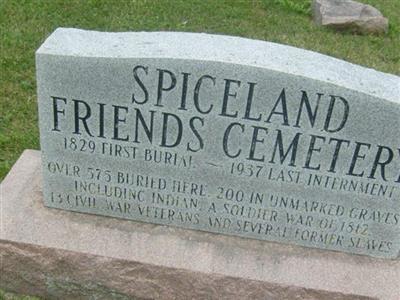 Spiceland Friends Cemetery on Sysoon
