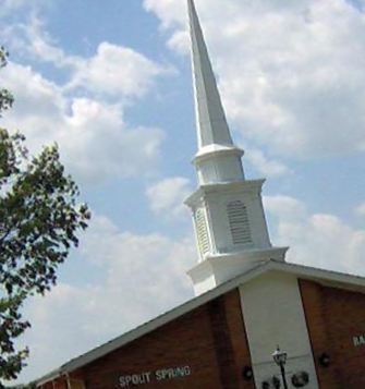 Spout Spring Baptist Church on Sysoon