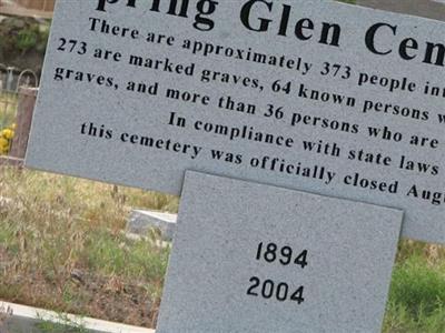 Spring Glen Cemetery on Sysoon