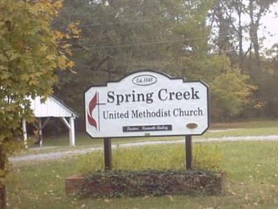 Spring Creek Methodist Church Cemetery on Sysoon