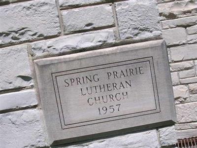 Spring Prairie Lutheran Cemetery on Sysoon