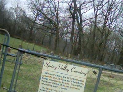 Spring Valley Cemetery on Sysoon