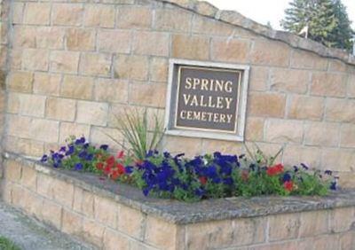 Spring Valley Cemetery on Sysoon