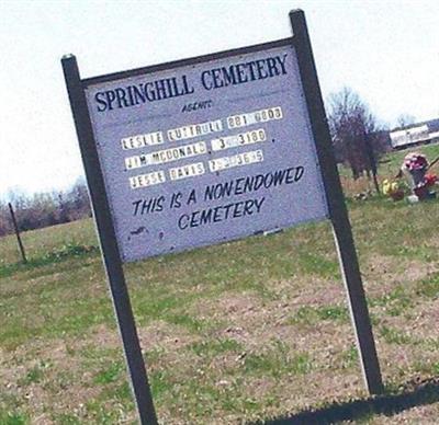 Springhill Cemetery on Sysoon