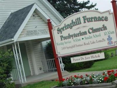 Springhill Furnace Presbyterian Church Cemetery on Sysoon