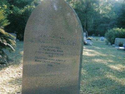 Springhill Methodist Cemetery on Sysoon