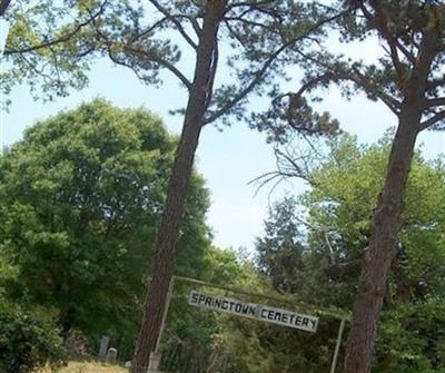 Springtown Cemetery on Sysoon