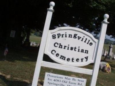 Springville Christian Cemetery on Sysoon