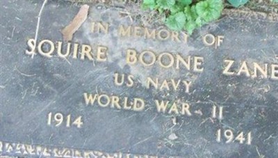 Squire Boone Zane on Sysoon