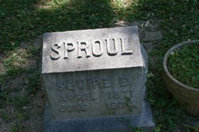 Squire Sproul, Find a grave on Sysoon Squire Sproul on Sysoon