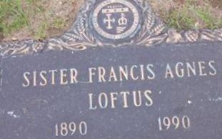 Sr Francis Agnes Loftus on Sysoon