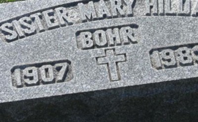 Sr Mary Hilda Bohr on Sysoon