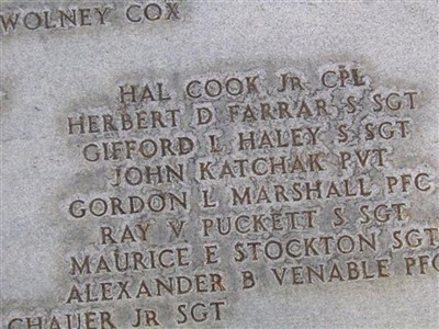 SSgt Gifford L Haley on Sysoon