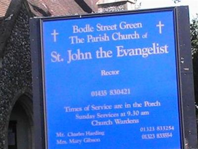 St John the Evangelist Churchyard on Sysoon