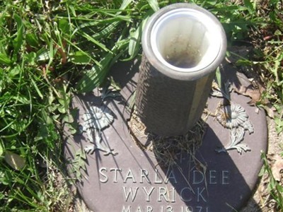 Starla Dee Wyrick on Sysoon