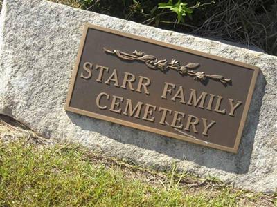 Starr Family Cemetery on Sysoon