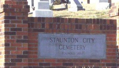 Staunton City Cemetery on Sysoon